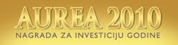 Aurea 2010 - nagrada za investiciju godine